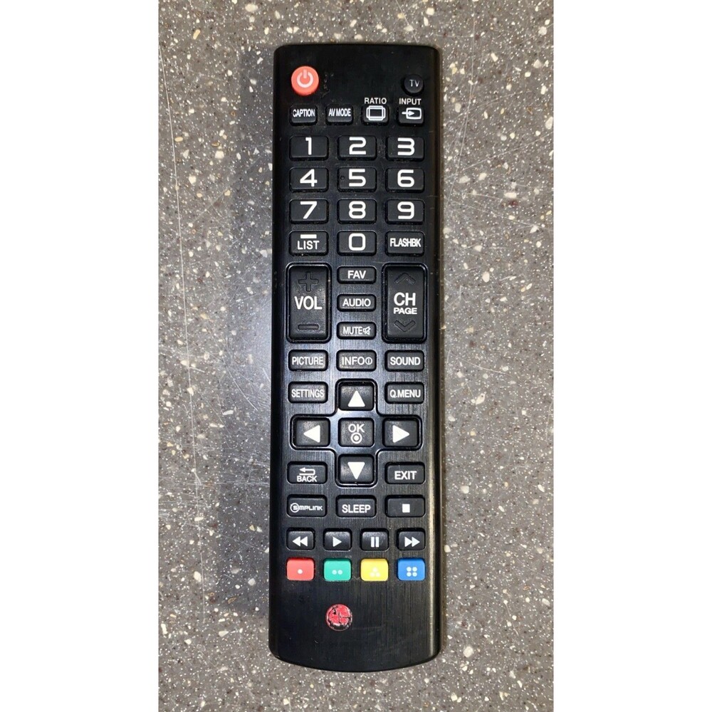 REPLACEMENT SMART TV‎ REMOTE CONTROL BLACK GENUINE LG AKB75675304